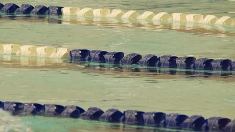 Indoor Swimming Pool Stock Footage 123932417