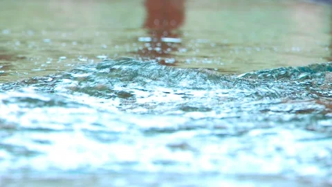 Indoor Swimming Pool Stock Footage 123932435