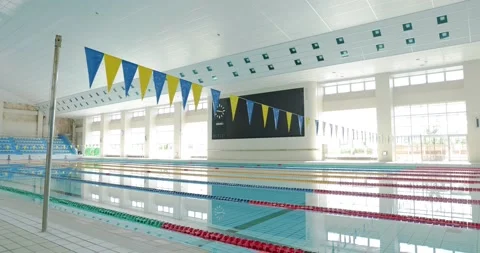 Indoor swimming pool Stock Footage 231675339