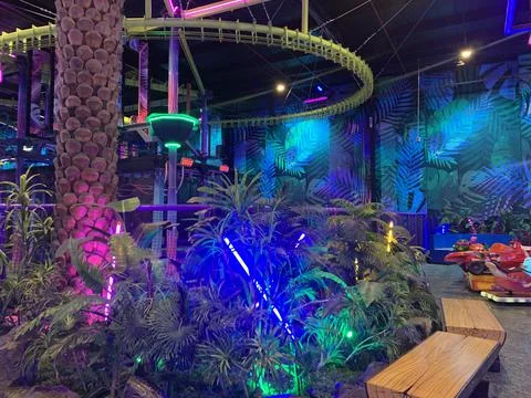 Indoor Theme Park Foto stock