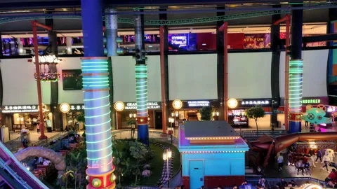 Indoor Theme Park Timelapse 動画素材 235980884