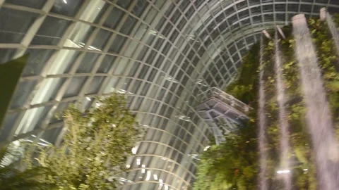 Indoor Waterfall 5 Video stock 106371833