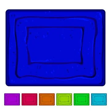 Indoors bath mat cartoon vector graphic イラスト素材