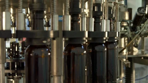 Indoors, Day, Lockdown, 20 Seconds Or Greater, Bottle, Industry, Close-Up, Stock Footage 94029287