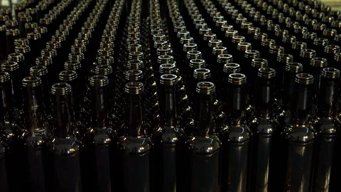 Indoors, Day, Lockdown, Close-Up, 20 Seconds Or Greater, Industry, Bottle, Food Stock Footage 94026196