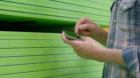 Indoors, Day, Working, Portable Information Device, Technology, Lockdown, Stock-Footage 94132457