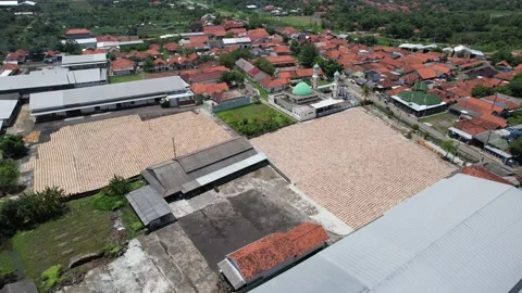Indramayu cracker factory with a beautiful pattern Stock Footage 213287161