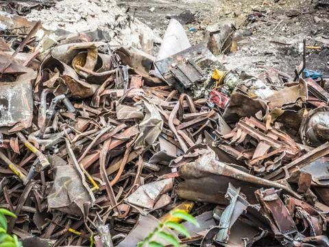 Indrustia in process of demolition Stock Photos