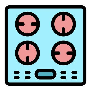 Induction cooker providing precise temperature control and efficient heating  Illustrazione stock