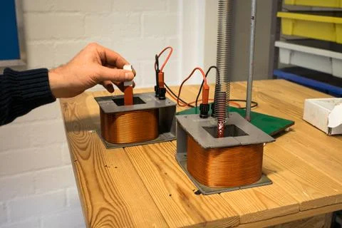 Induction Experiment Stock Photos