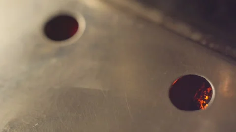 Induction Hub Flickering Power Light Indicator Video stock 148691766