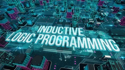 Inductive Logic Programming digital technology hi-tech concept Stock Footage 109459354