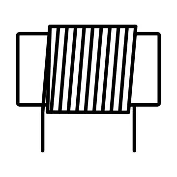 Inductor Coil Icon イラスト素材