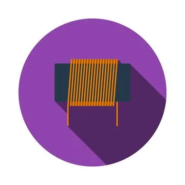 Inductor Coil Icon イラスト素材
