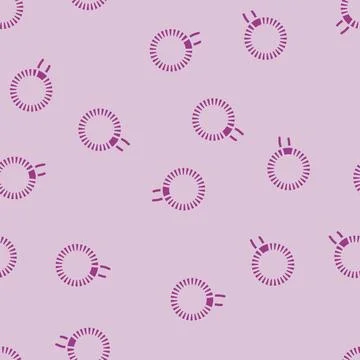 Inductor electronic component glyph vector seamless pattern Иллюстрация