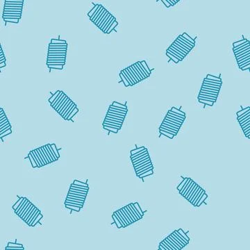 Inductor electronic component line seamless pattern Stock Illustration