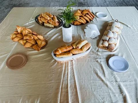 Indulge in a Delicious Array of Baked Goods that are Perfect for Any Event .. Foto stock