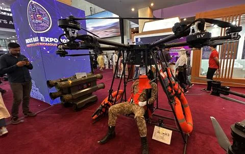Indus Robotics and Autonomous Systems (RAS) Expo in Islamabad, Pakistan - 23 Jul Stock Photos