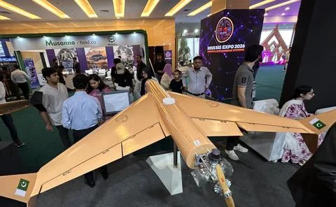 Indus Robotics and Autonomous Systems (RAS) Expo in Islamabad, Pakistan - 23 Jul Stock Photos