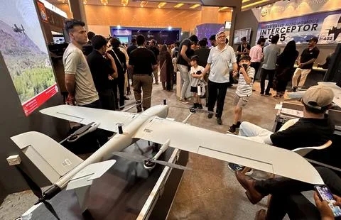 Indus Robotics and Autonomous Systems (RAS) Expo in Islamabad, Pakistan - 23 Jul Stock Photos