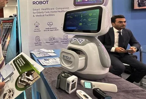 Indus Robotics and Autonomous Systems (RAS) Expo in Islamabad, Pakistan - 23 Jul Stock Photos