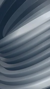 Industrial 3D Macro Spiral Texture in Monochrome Steel Gray Stock Illustration