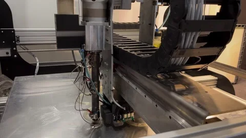 Industrial 3D Printer printing a big object part Stock Footage 253331783