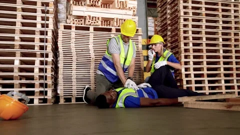 Industrial accident concept. Stock Footage 269484965