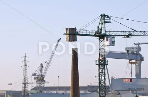 Industrial activities Stock Photos