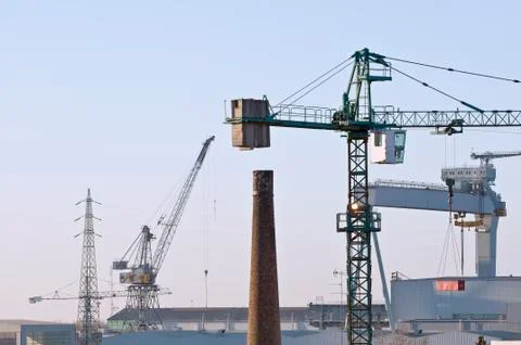 Industrial activities Stock Photos