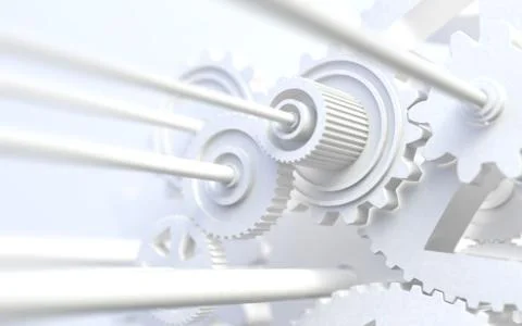 Industrial and engineering abstract background.3d illustration Stock Illustration