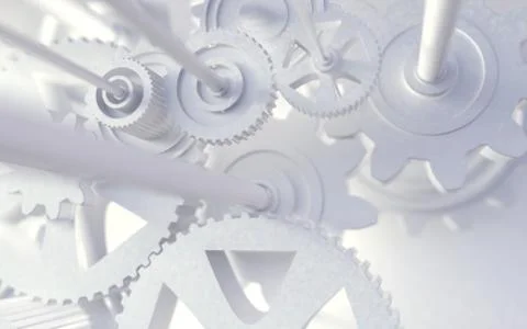 Industrial and engineering abstract background.3d illustration Stock Illustration