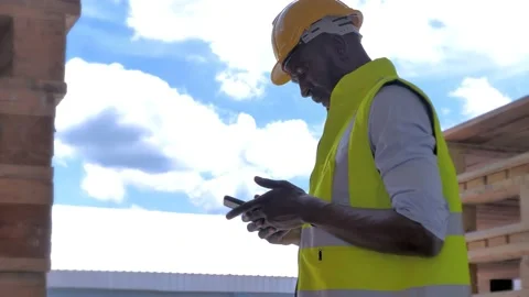 Industrial and working on construction site concept. Stock Footage 196551291