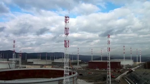 Industrial Area Stock Footage 58030564