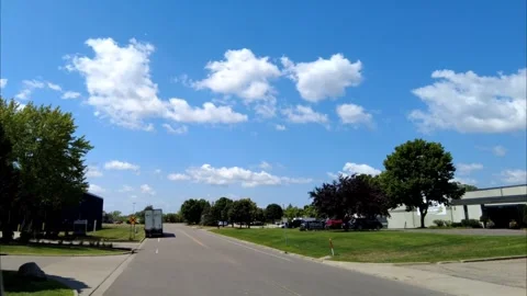 Industrial area. time laps of traffic on the street Stock Footage 248123565