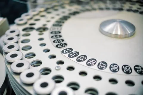 Industrial automatic analyzer Stock Photos