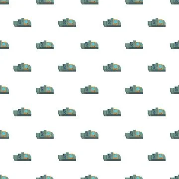 Industrial automatic machine tool repeating pattern design イラスト素材