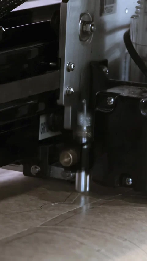 Industrial Automation Crafts Precise Garment Patterns 스톡 동영상 344618234
