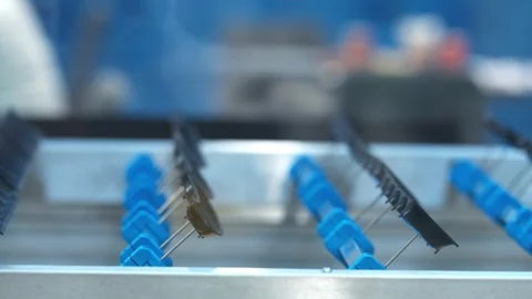 Industrial Automation Machine in Action – Advanced Manufacturing Technology Stock Footage 292867427