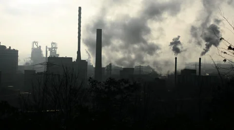 Industrial backdrop Stock Footage 33464079