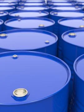 Industrial Background with Barrels. 스톡 일러스트