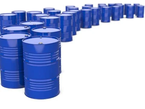 Industrial Background with Barrels. イラスト素材