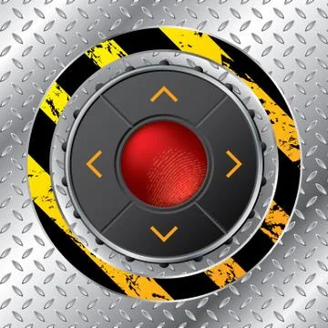 Industrial background with buttons Stock Illustration