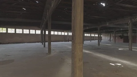 Industrial Background with drone Stock Footage 102380607