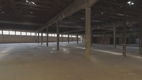 Industrial Background with drone Stock Footage 102380722