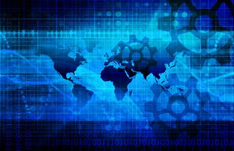 Industrial background Stock Illustration