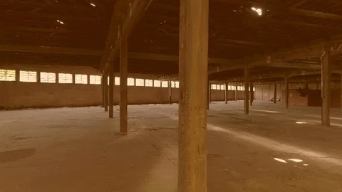 Industrial Background Red with drone Stock Footage 102385053