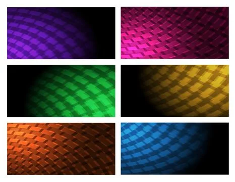 Industrial background set Stock Illustration