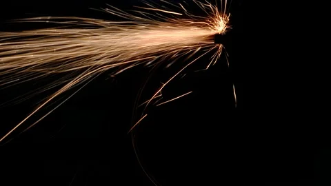 Industrial background with sparks Video stock 103536268