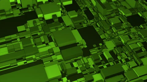 Industrial background with the visualization of containers stack. Motion. Small Stock Footage 197078789